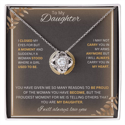 From Mom To Daughter  Necklace for birthday